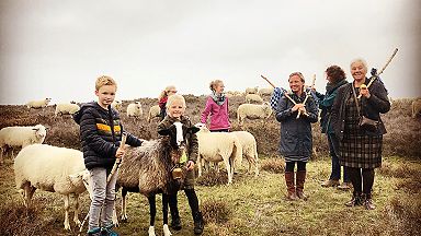 Knapzaktocht naar de schaapskudde